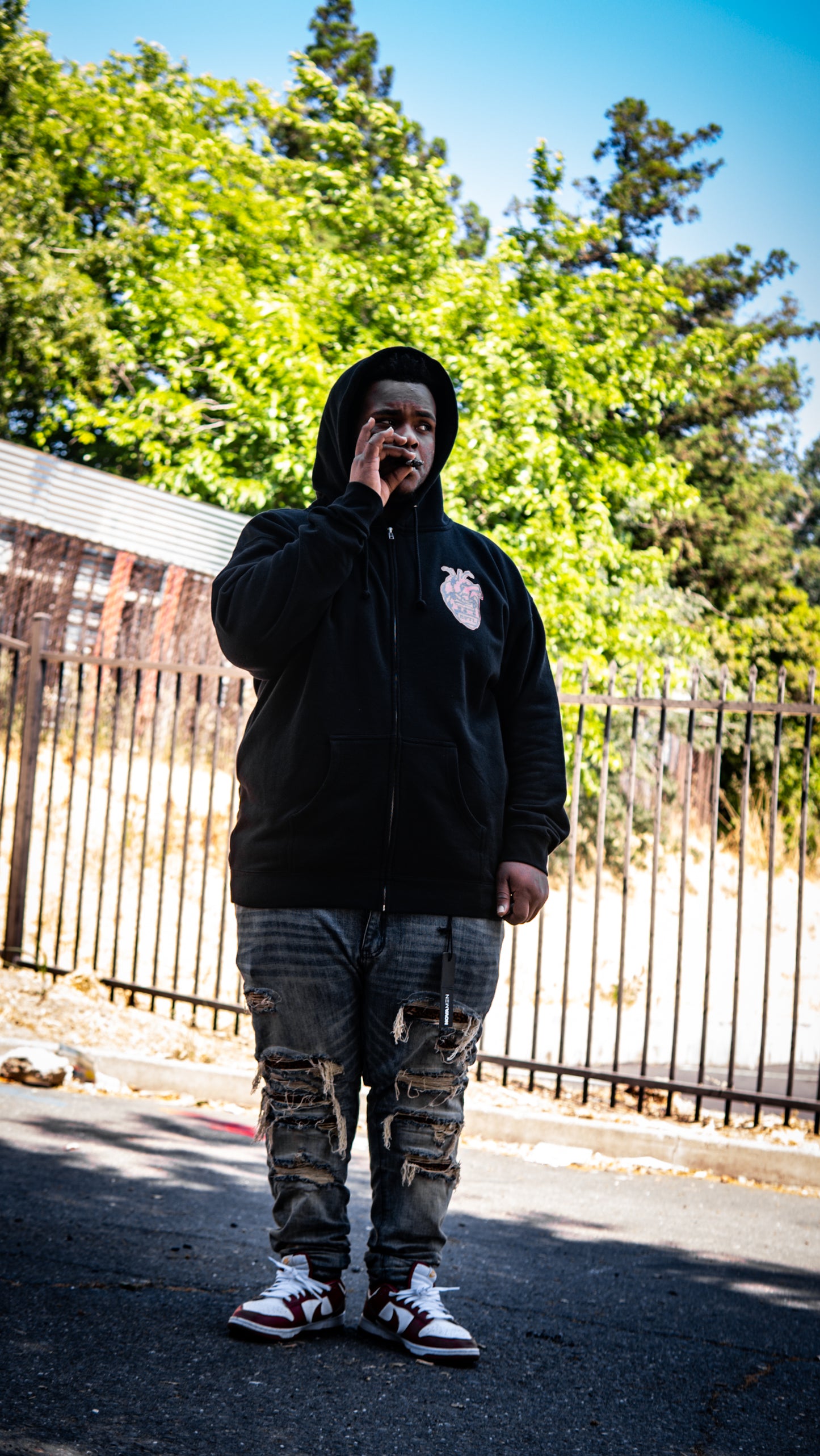 BPTL ZIP-HOODIES black/red