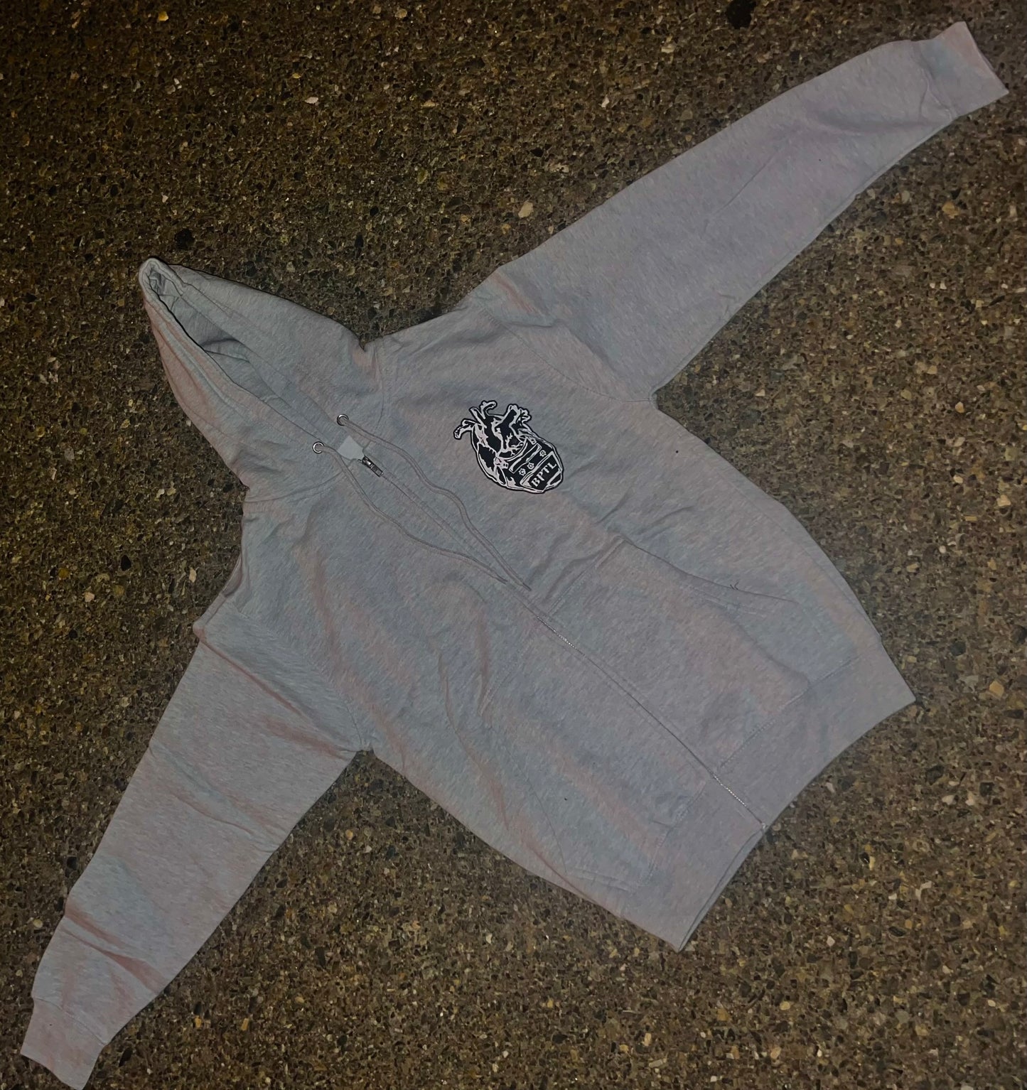 BPTL ZIP-HOODIES grey/white